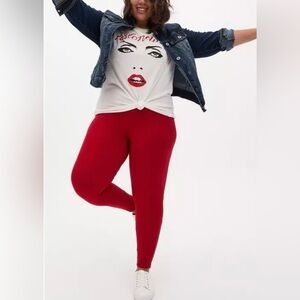 Torrid Red Leggings